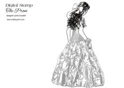 The Prom Digital Stamp