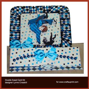 Hip Hop Dancer Double Easel Card Kit