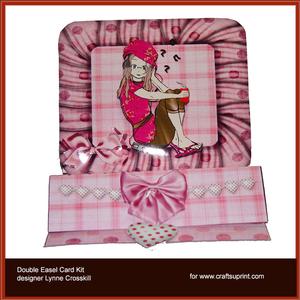 Teen & Her Music Double Easel Card Kit