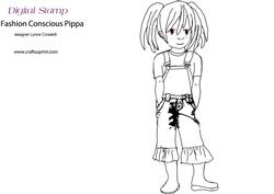 Fashionesta Pippa Digital Stamp