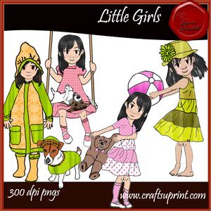 Sugar & Spice & Everything Nice Girls Clip Art