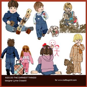 Those Darn Kids Clip Art