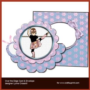 Raising the Bar Over the Edge Card & Envelope