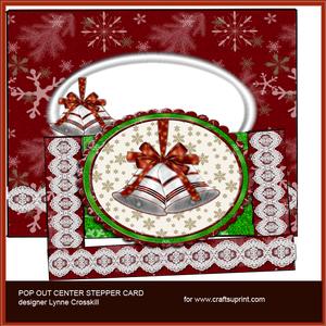 Silver Bells Center Stepper Pop Out & Envelope