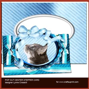 Birthday Magic Center Pop Out Stepper Card & Envelope