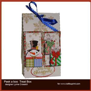 Christmas Surprise Peekaboo Treat Bag