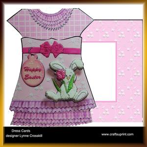 Bunny Dress Card & Envelope