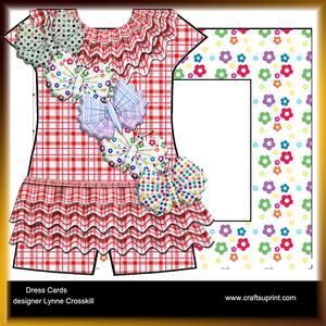 Butterfly Dress Card & Envelope