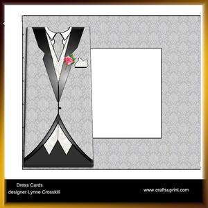Groom's Wedding Suit2 Card & Envelope