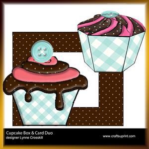 Creamy Cupcake Gift Box, Card & Matching Envelope