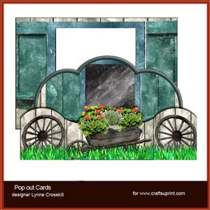 Country Home Pop Out Card & Envelope
