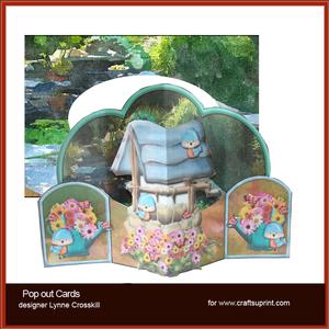 Wishing Well Pop Out Card & Envelope