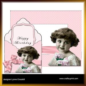Birthday Girl Envelope Card Kit & Envelope
