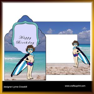 Summer Fun Envelope Card Kit & Envelope