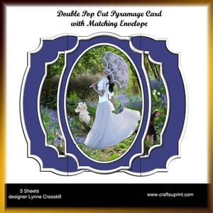Spring Dance Double Pop Out Pyramage Card