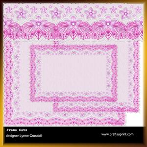 Lace Frames - Pink