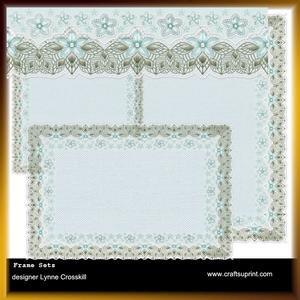 Lace Frames - Light Blue