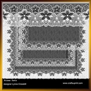 Lace Frames Black Lace