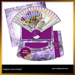 Tea & Pansy's Fan Easel Card Kit