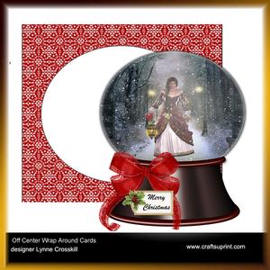Snow Fairy Snow Globe Card Kit