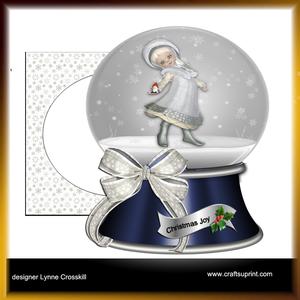 Winter Greetings Snow Globe Card Kit