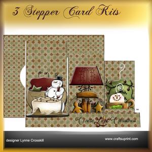Candle Light Christmas 3 Stepper Card Kit