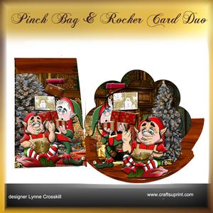 Christmas Rush Pinch Bag + Rocker Card Duo