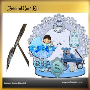 Baby Boy Pedestal Card