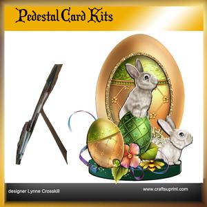Sweet Bunnies Pedestal Card Kit