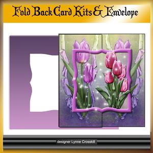 Tulips & More Tulips Fold Back Card & Envelope