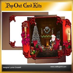 Santa's Visit Pop Out Cart Kit