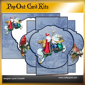 Santa's Ride Pop Out Card