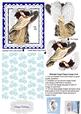 Angel Playing the Harp - 3D Flippin Image Card