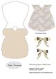 Lace Christening Dress Card.