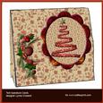 Red Christmas Tree Tent Aperture Card