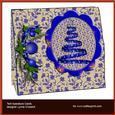Blue Christmas Tree Tent Aperture Card