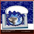 Christmas Magic Center Pop Out Stepper Card & Envelope