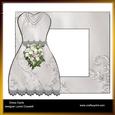 Bride's Wedding Dress Card & Envelope
