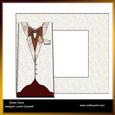 Groom's Wedding Suit Card & Envelope