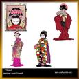 Japanese Geisha 2 Clipart