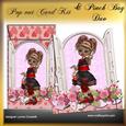 Popout Card & Pinch Bag Duo - Sweet Young Girl