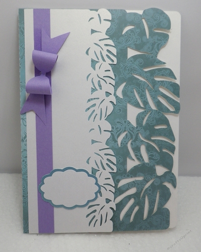 Cheeseplant over the edge card