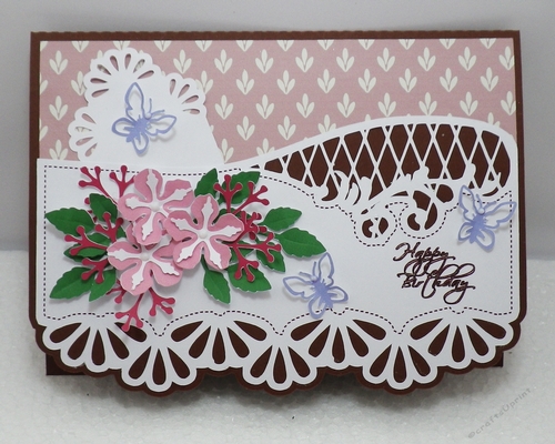 Fancy flourish card