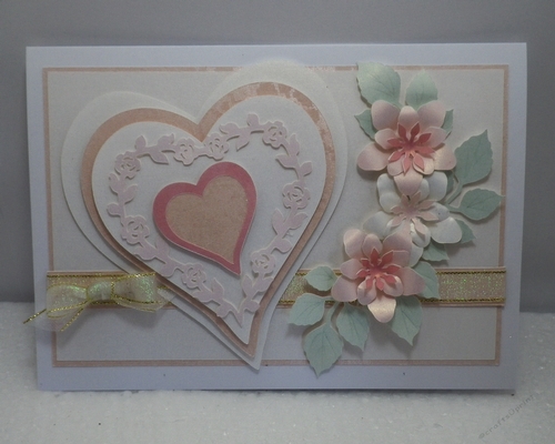 Hearts and flowers topper 4