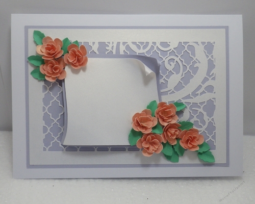 Lace and flowers topper 2