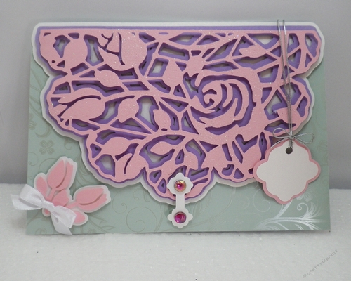 Roses handbag card 5