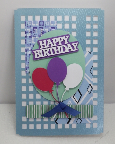 Balloons birthday card