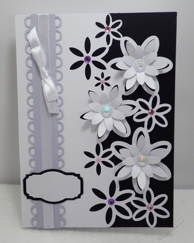Daisy over the edge card