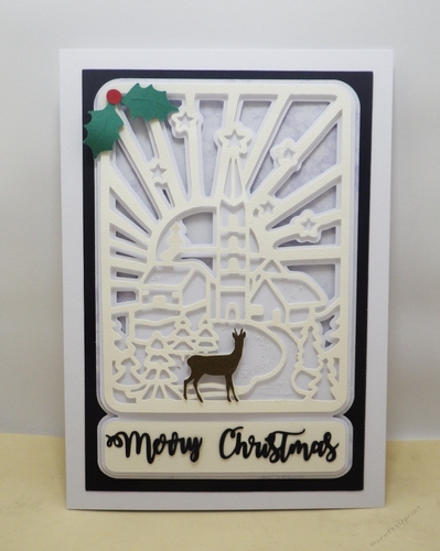 Christmas in the snow topper