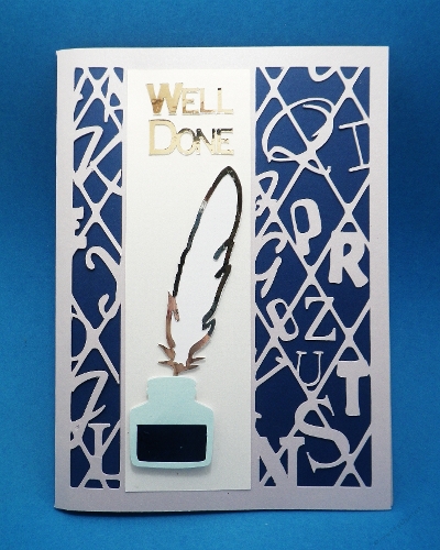 cup1375126_1577 - Letters panel card with ink bottle and quill